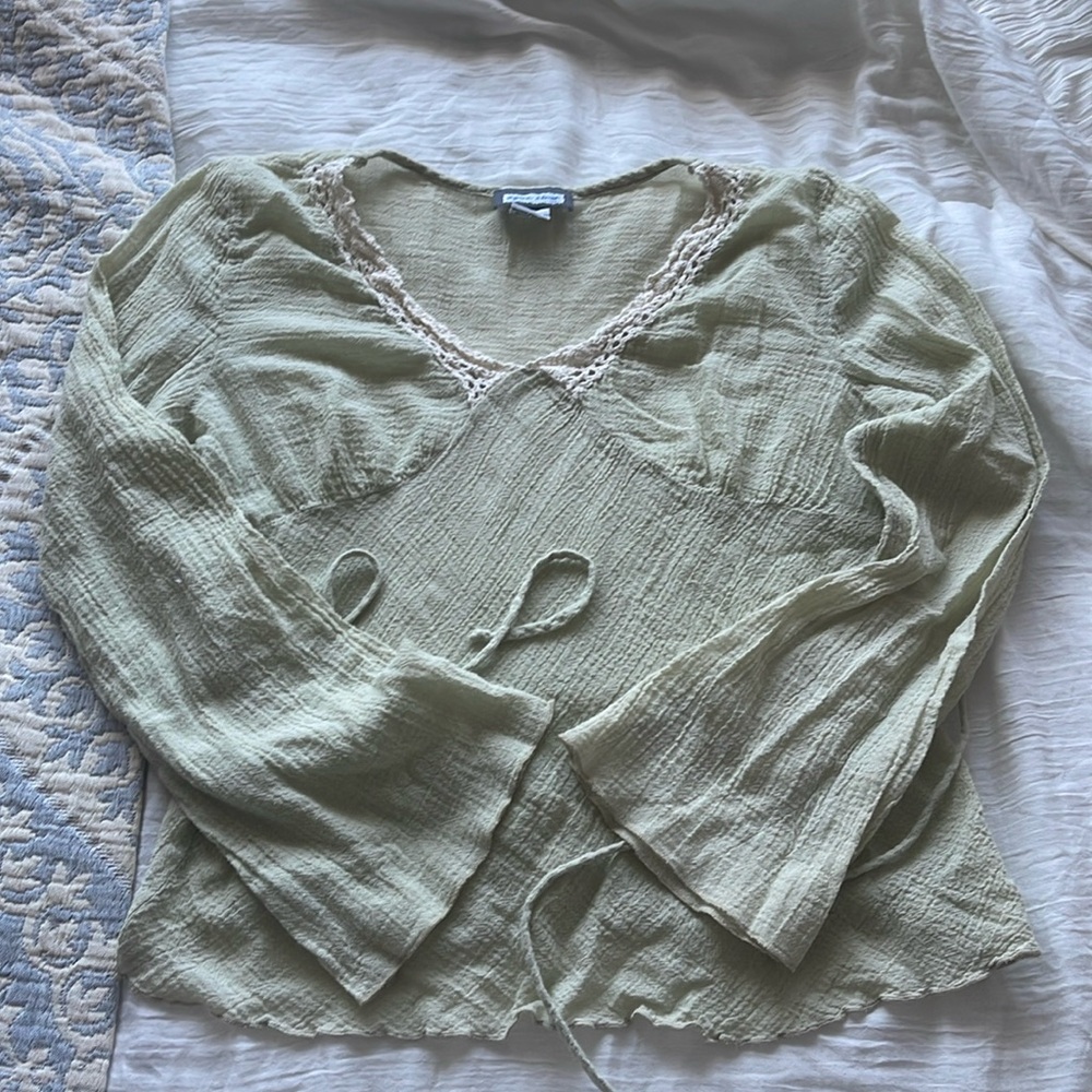 L aqua blues long sleeve